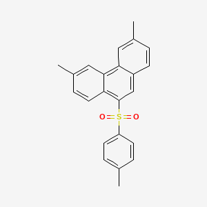 3,6-Dimethyl-9-(4-methylbenzene-1-sulfonyl)phenanthrene