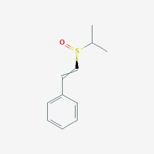 molecular formula C11H14OS B12584096 {2-[(S)-Propane-2-sulfinyl]ethenyl}benzene CAS No. 646516-52-1