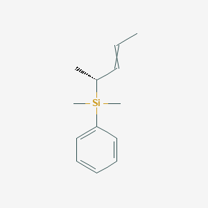 molecular formula C13H20Si B12584131 Dimethyl[(2R)-pent-3-en-2-yl]phenylsilane CAS No. 648433-50-5