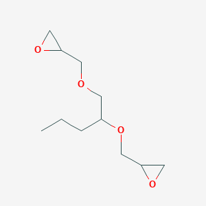 molecular formula C11H20O4 B12584136 1,2-Bis(glycidyloxy)pentane CAS No. 638128-11-7