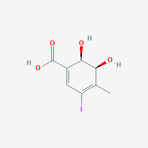 (2R,3S)-1-Carboxy-5-iodo-4-methyl-2,3-dihydroxycyclohexa-4,6-diene