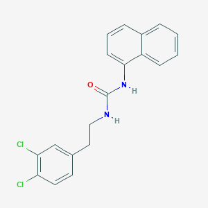 N-[2-(3,4-Dichlorophenyl)ethyl]-N'-naphthalen-1-ylurea