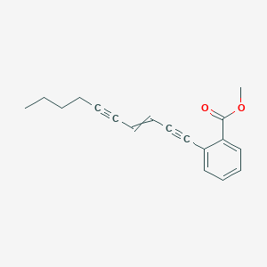 molecular formula C18H18O2 B12584175 Methyl 2-(dec-3-ene-1,5-diyn-1-yl)benzoate CAS No. 502898-05-7