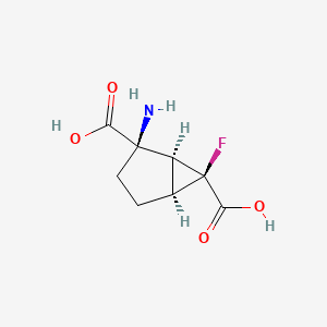 (1S,2R,5S,6S)-2-Amino-6-fluorobicyclo[3.1.0]hexane-2,6-dicarboxylic acid