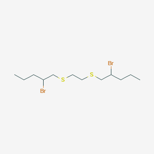 2-Bromo-1-({2-[(2-bromopentyl)sulfanyl]ethyl}sulfanyl)pentane