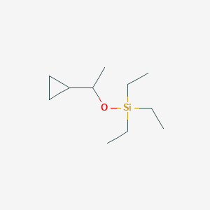 (1-Cyclopropylethoxy)(triethyl)silane