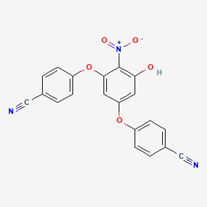 4,4'-[(5-Hydroxy-4-nitro-1,3-phenylene)bis(oxy)]dibenzonitrile