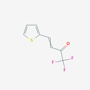 molecular formula C8H5F3OS B12584246 1,1,1-Trifluoro-4-(thiophen-2-yl)but-3-en-2-one CAS No. 208265-52-5