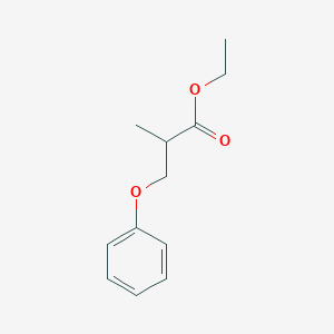 Propanoic acid, 2-methyl-3-phenoxy-, ethyl ester