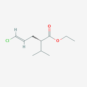 (s,e)-Ethyl5-chloro-2-isopropylpent-4-enoate