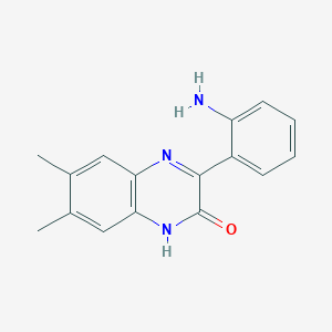 3-(2-Aminophenyl)-6,7-dimethylquinoxalin-2(1H)-one