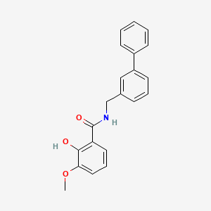 N-[([1,1'-Biphenyl]-3-yl)methyl]-2-hydroxy-3-methoxybenzamide