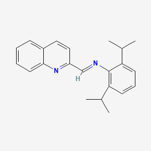 (E)-N-[2,6-Di(propan-2-yl)phenyl]-1-(quinolin-2-yl)methanimine