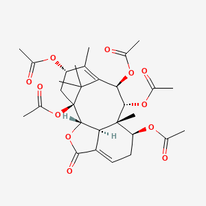 molecular formula C30H38O12 B1258440 Taxchinin N 