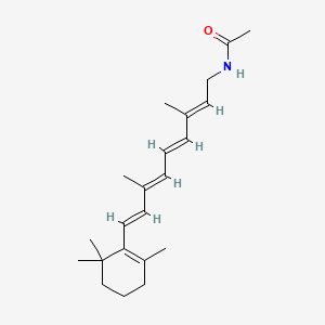 molecular formula C22H33NO B1258473 N-Acetylretinylamine CAS No. 43219-29-0