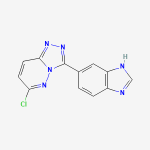 3-(1H-Benzimidazol-6-yl)-6-chloro[1,2,4]triazolo[4,3-b]pyridazine