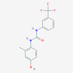 Urea, N-(4-hydroxy-2-methylphenyl)-N'-[3-(trifluoromethyl)phenyl]-