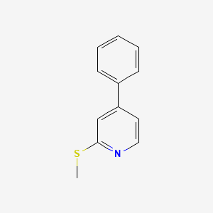 Pyridine, 2-(methylthio)-4-phenyl-