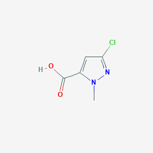 molecular formula C5H5ClN2O2 B1258482 3-氯-1-甲基-1H-吡唑-5-羧酸 CAS No. 173841-02-6