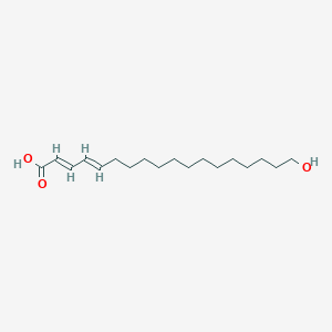 molecular formula C18H32O3 B1258486 18-Hydroxyoctadecadienoic acid 