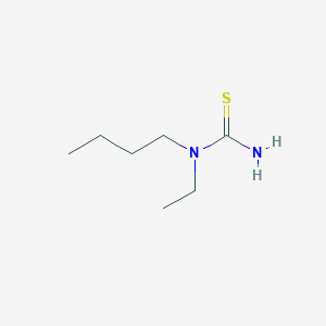 molecular formula C7H16N2S B1258487 N-Butyl-N-ethylthiourea CAS No. 85389-76-0