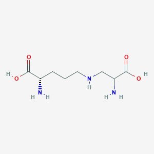 molecular formula C8H17N3O4 B1258492 L-Ornithinoalanine CAS No. 25693-39-4