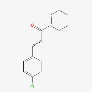 3-(4-Chlorophenyl)-1-(cyclohex-1-en-1-yl)prop-2-en-1-one