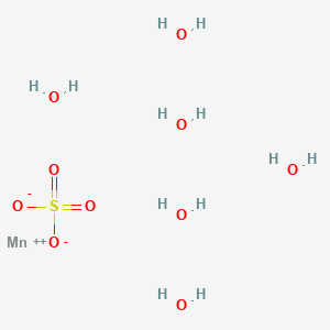 molecular formula H12MnO10S B1258496 硫酸锰六水合物 