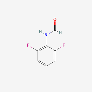 molecular formula C7H5F2NO B1258501 N-formyl-2,6-difluoroaniline 