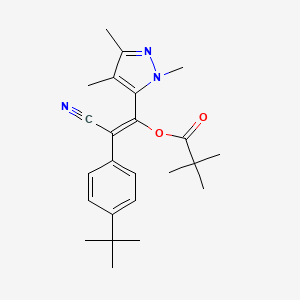 molecular formula C24H31N3O2 B1258504 シエノピラフェン CAS No. 560121-52-0