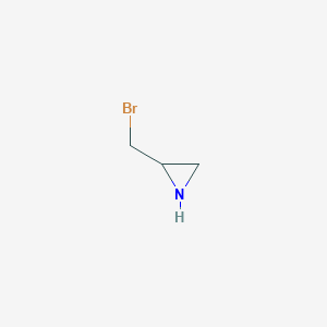 molecular formula C3H6BrN B1258505 2-(Bromomethyl)aziridine 