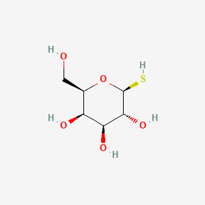 molecular formula C6H12O5S B1258525 (2r,3r,4s,5r,6s)-2-(Hydroxymethyl)-6-Sulfanyl-Oxane-3,4,5-Triol CAS No. 49858-49-3