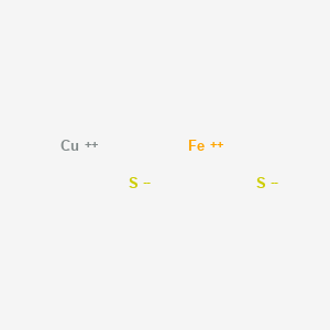 molecular formula CuFeS2 B1258532 硫化铜铁 (CuFeS2) CAS No. 12015-76-8