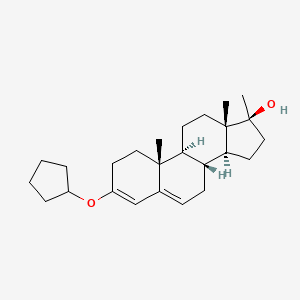 molecular formula C25H38O2 B1258544 Penmesterol CAS No. 67-81-2