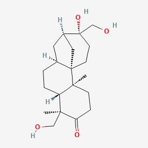 molecular formula C20H32O4 B1258557 3-Ketoaphidicolin 