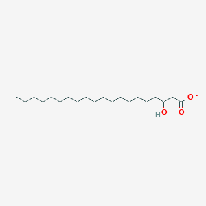 molecular formula C20H39O3- B1258559 3-Hydroxyicosanoate 