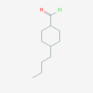 B125857 4-Butylcyclohexane-1-carbonyl chloride CAS No. 146606-05-5