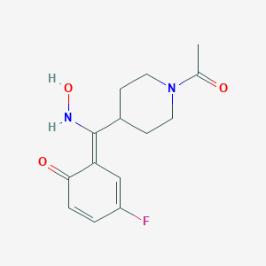 B125858 (E)-1-Acetyl-alpha-(5-fluoro-2-hydroxyphenyl)-N-hydroxy-4-piperidinemethanimine CAS No. 84162-97-0