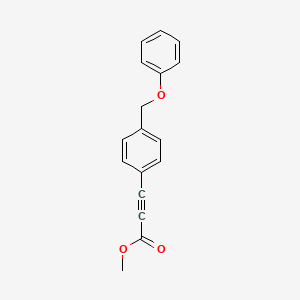 Methyl 3-[4-(phenoxymethyl)phenyl]prop-2-ynoate