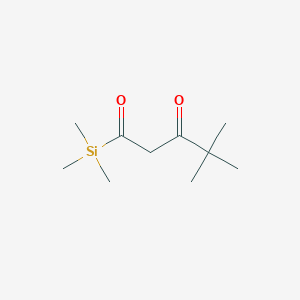 4,4-Dimethyl-1-(trimethylsilyl)pentane-1,3-dione