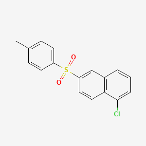 Naphthalene, 1-chloro-6-[(4-methylphenyl)sulfonyl]-