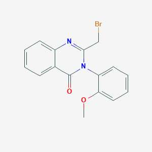 4(3H)-Quinazolinone, 2-(bromomethyl)-3-(2-methoxyphenyl)-