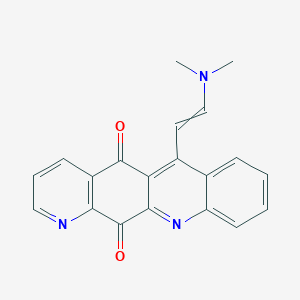 6-[2-(Dimethylamino)ethenyl]pyrido[3,2-b]acridine-5,12-dione