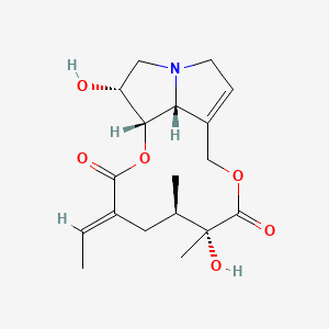 (1S,4E,6R,7R,16R,17R)-4-ethylidene-7,16-dihydroxy-6,7-dimethyl-2,9-dioxa-14-azatricyclo[9.5.1.014,17]heptadec-11-ene-3,8-dione