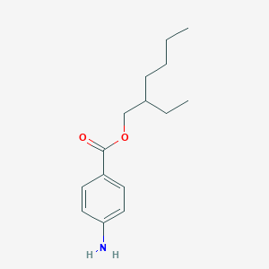 molecular formula C15H23NO2 B125862 4-氨基苯甲酸 2-乙基己酯 CAS No. 26218-04-2
