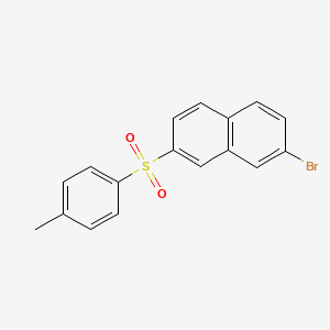 Naphthalene, 2-bromo-7-[(4-methylphenyl)sulfonyl]-