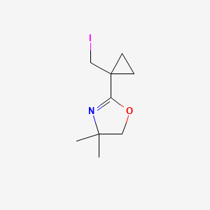 2-[1-(Iodomethyl)cyclopropyl]-4,4-dimethyl-4,5-dihydro-1,3-oxazole