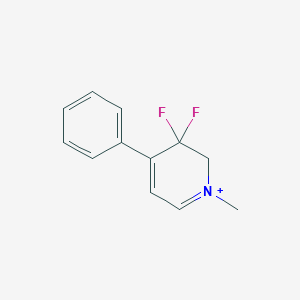 3,3-Difluoro-1-methyl-4-phenyl-2,3-dihydropyridin-1-ium