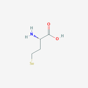 molecular formula C4H8NO2Se B1258629 (2S)-2-Amino-4-selanylbutanoic acid CAS No. 29475-60-3