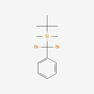 Silane, (dibromophenylmethyl)(1,1-dimethylethyl)dimethyl-